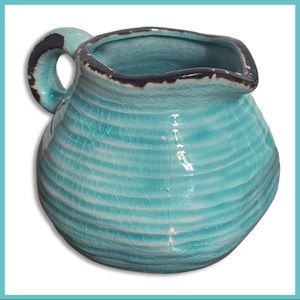Turquoise Ceramic Mini Jug